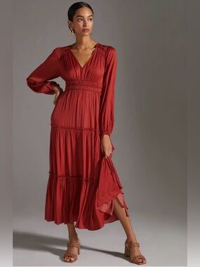chinese dress ladies By Anthropologie Tulle Dot Maxi Dress main image 1